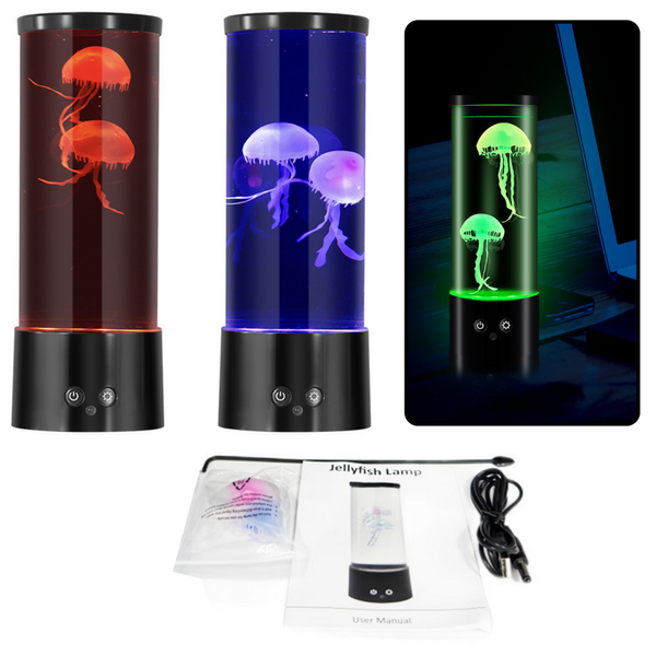Dekoratīva LED medūzu lampa – ar USB kabeli un bateriju