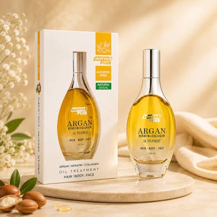Argāna eļļa Softto Plus sejai, ķermenim un matiem, 120ml